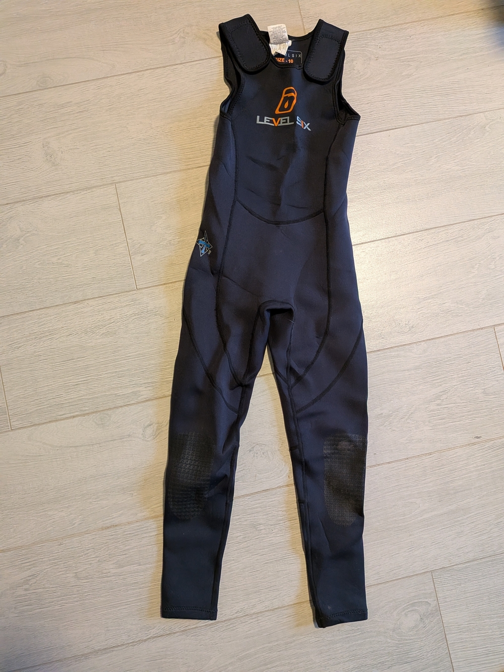 Level Six Size 10 farmer John Neoprene Wetsuit
